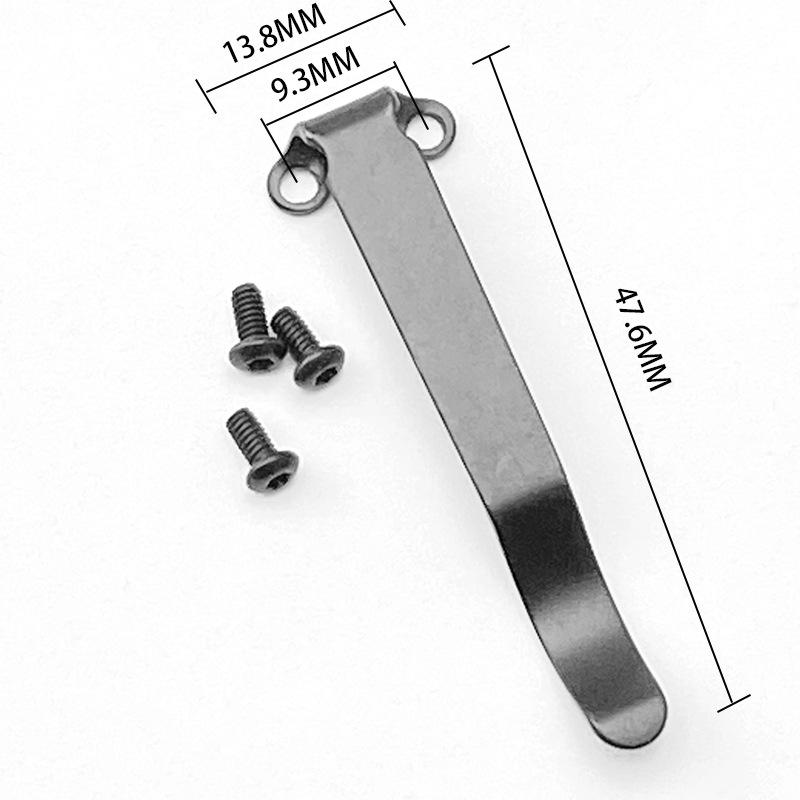 Зажим для задней части из нержавеющей стали для складного карманного ножа, инструмент для самостоятельного изготовления, аксессуары для самостоятельного изготовления, зажим для задней части, держатель для складного ножа