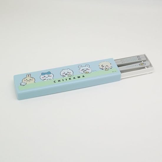 OSK Chiikawa Slide-Type Cutlery Set 48×191×H18mm Plastic CT-27