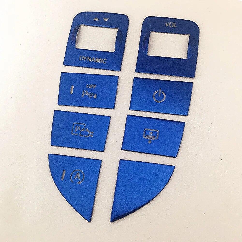 Car Styling For Mercedes Benz C E GLC Class W205 W213 X253 Center Console Gear Shift Multimedia Mouse Buttons Covers Stickers