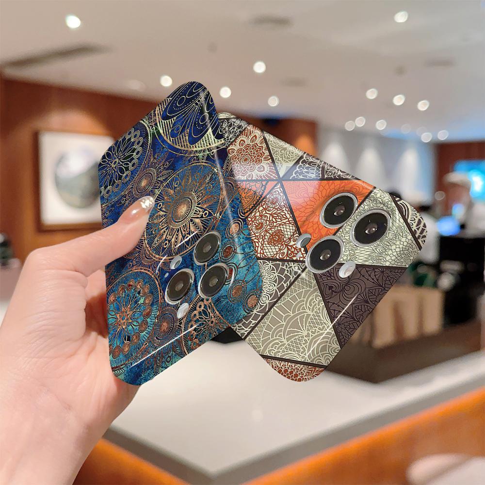 Все включено Пленка Чехол для телефона Мультяшный Модный дизайн Жесткий Чехол Полная защита Защита камеры для OPPO A60 A96 Reno12 Realme C53 C75