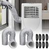 Durable Exhaust Hose Thermal Sleeve Portable Air Conditioner Insulation Sleeve, 59 Inch Universal Duct Wrap for Flexible Heat Shield 5-5.9 Hoses,