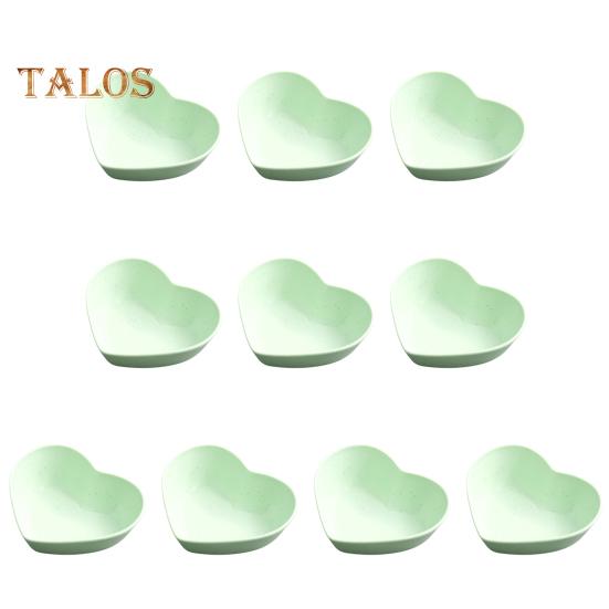 10 шт., блюдо для соуса, пищевая контактная форма, экологически чистая модная портативная форма листа, блюдо для соуса, посуда, инструмент для ресторана