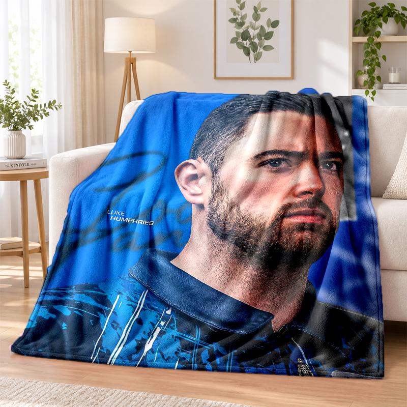 Luke Humphries Printed Flannel Blanket Warm Comfort Bed Throw For Indoor Home Decoration