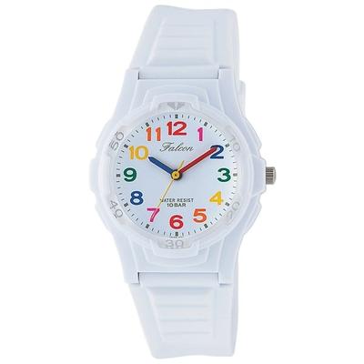 Мужской VS06-001 ( Смотреть Q&Q Falcon Color) Круглые часы белые аналоговые