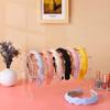 Acrylic Headband Holder Clear Hollow HairHoop Storage Rack Display Stand Jewelry Organizer Detachable Headband Display Organizer