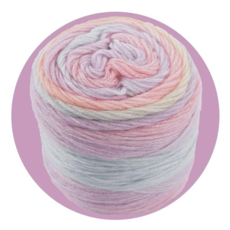 652F Пряжа из кашемира и шерсти с секционным крашением Радужная пряжа Пряжа для вязания Пряжа для вязания крючком DIY Материал для изготовления шерстяной одежды