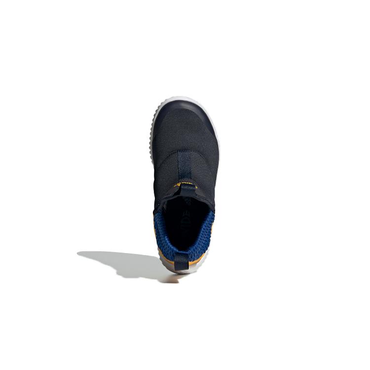 Adidas Rapidazen C Slip Resistant Low top Kids' Running Shoes Blue Yellow Children Aged 3 7 Years Old G27797