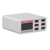 6 выходных портов USB зарядного блока с интеллектуальным цифровым дисплеем USB зарядная головка AC 110?240В