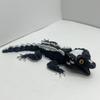 Набор из 4 магнитов-ящериц гекконов, напечатанных на 3D-принтере, с шарнирными соединениями для украшения холодильника и функционального использования