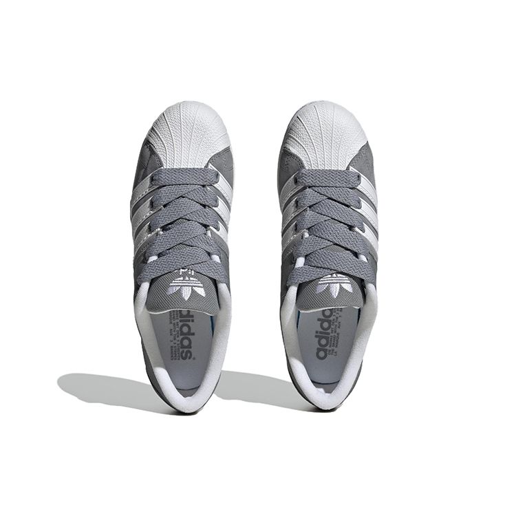 adidas Superstar Supermodified Серо-Белые Кроссовки Унисекс Cloud-White H03740