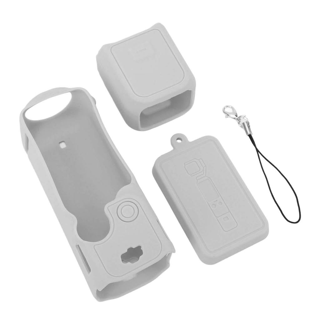 Силиконовый чехол для Osmo Pocket 3 Пылезащитный Защищающий от царапин Моющийся Защитный чехол для экшн-камеры Розовый