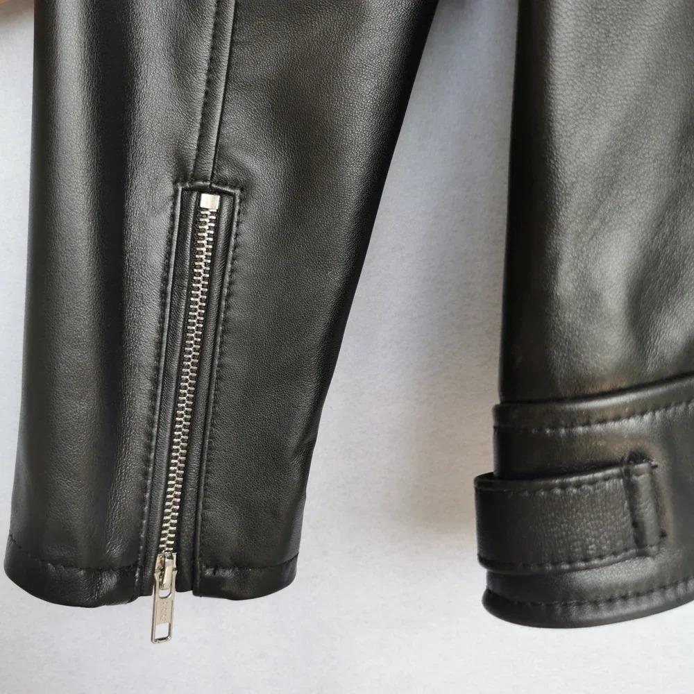 Maplesteed OVERSIZE женская кожаная куртка свободная 100% мягкая овчина женское пальто из натуральной кожи весна осень плюс размер M486