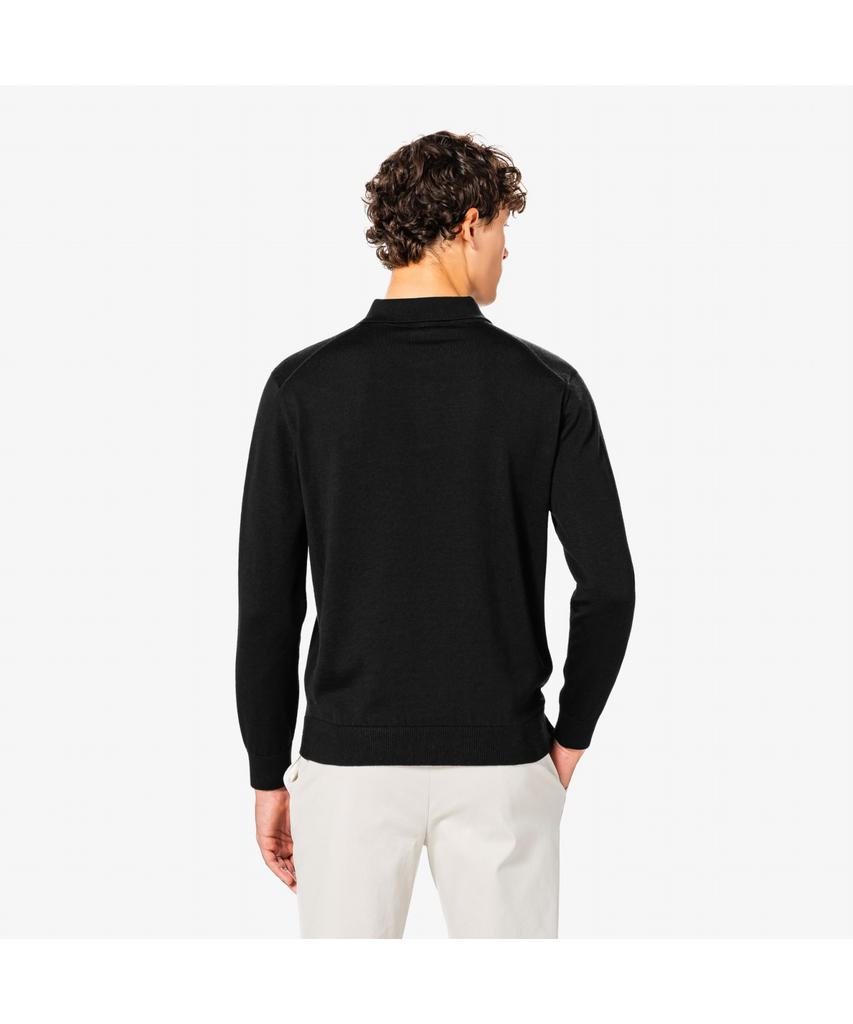 Мужской лонгслив-поло LACOSTE Ah880E-55N 031