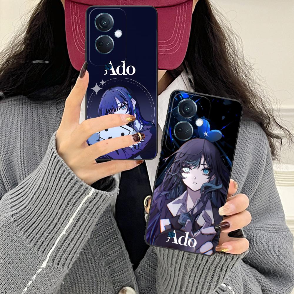 Ado Rose Anime Mobile Phone Case for OPPO Reno 14 13 12 11 10 9 8 7 6 5 F T Pro 5G Colorful Printing Cover Pretty Luxury