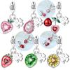 Original Copper Green Kiwi Strawberry Pendant Fruit Series Watermelon Beads Fit Bracelet Women Diy Valentine'S Gift Jewelry