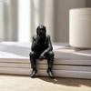3D-печатная фигурка Мыслителя, Маленький расстроенный Клоун-сиделка на полку для гостиной, книжной полки, рабочего стола