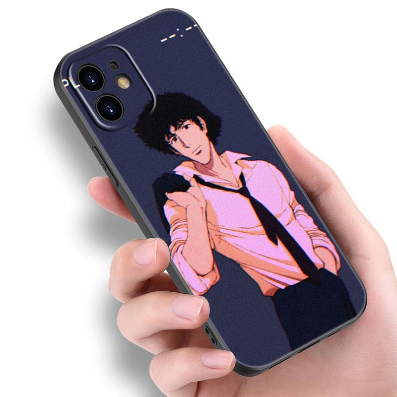 Чехол для телефона «Космический ковбой Бибоп» для Apple iPhone 14 13 12 Mini 11 Pro Max 7 8 XR X XS 7 8 Plus SE 2020 2022, черный мягкий чехол