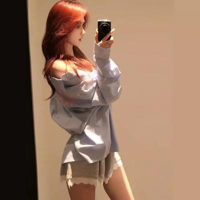 Шикарная рубашка в корейском стиле, сине-белая полосатая рубашка, новинка весны и лета, свободная, с защитой от солнца, тонкая куртка