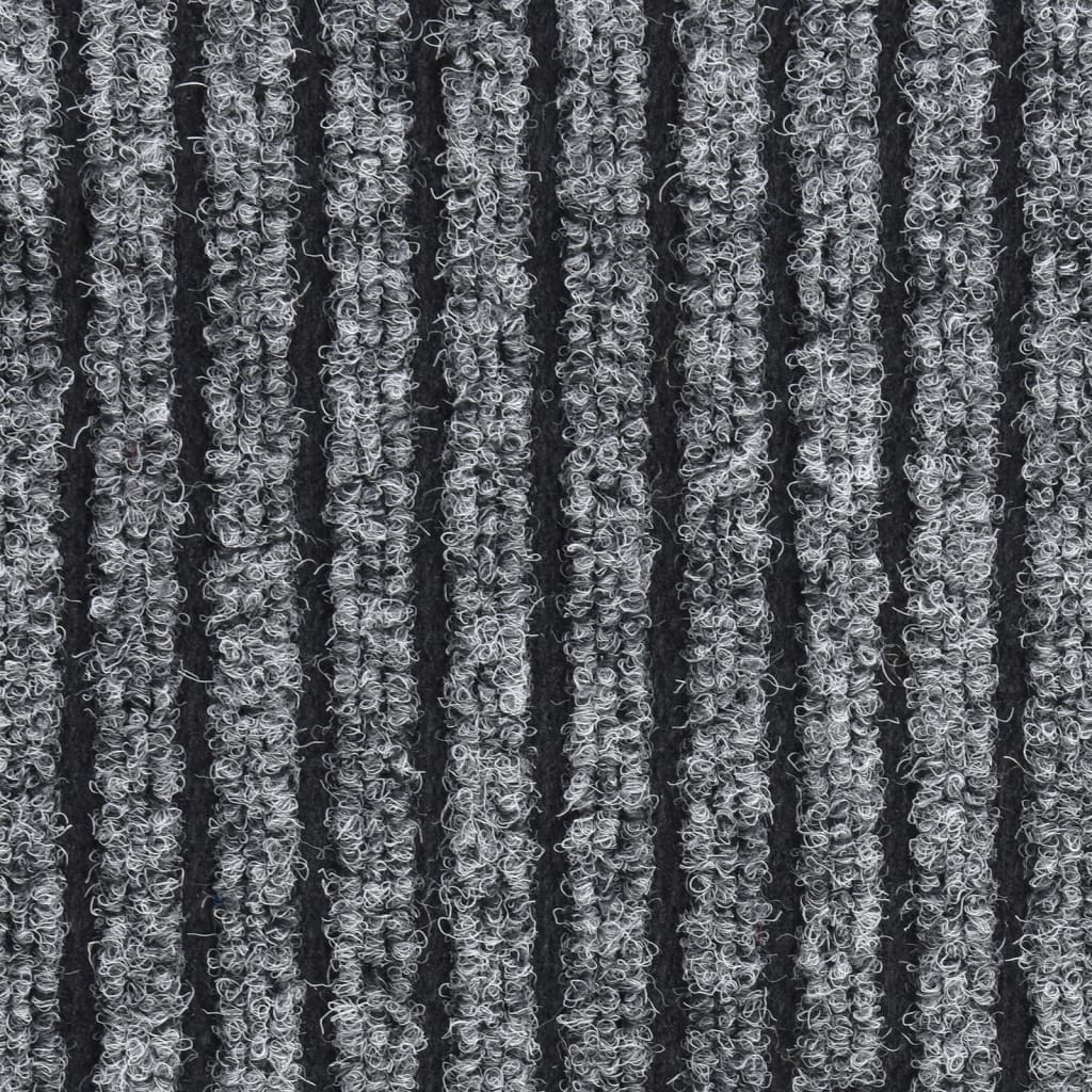 Doormat Grey Striped 40x60 cm