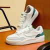 Anta C37 Series Soft Sole Comfortable Casual Simple Wear-Resistant Increased Height Low-Top Skate Shoes Men Sneakers White Gray Green 112538022-4