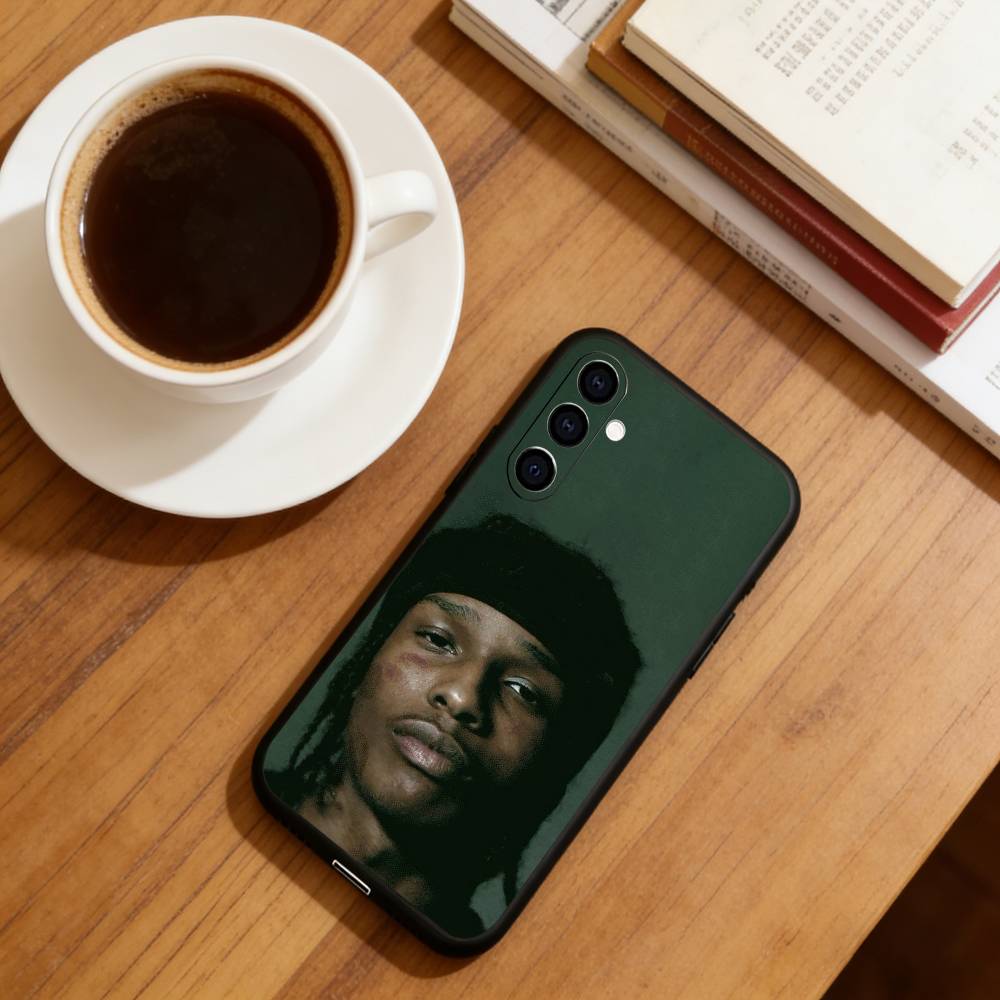 Чехол для телефона A-ASAP Rocky Rapper для Samsung Galaxy A73, A72, A71, A70, A53, A52, A51, Другие Мягкий Черный Чехол