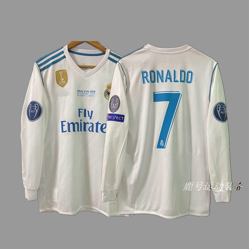 Retro Long Sleeve Football Jerseys Classic National Team Legends Beckham Zidane Kaka Ronaldo Cycling