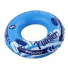 Inflatable Swimming Ring Thickened PVC Leakage Proof Double Valve Swim Tube with Handle for Pools Bathtubs Beaches Blue