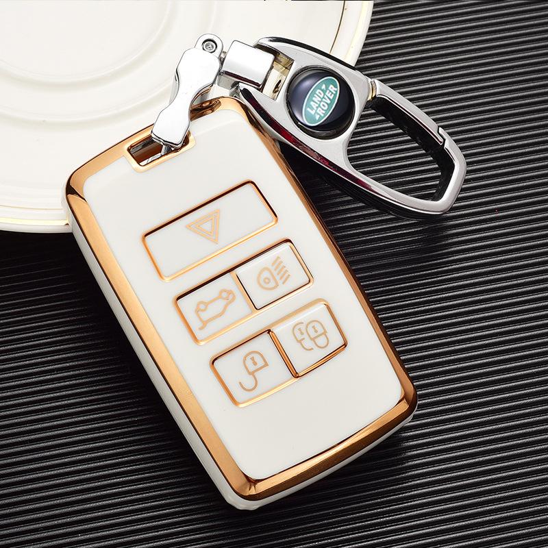 Land Rover Key Case: Compatible with Range Rover Evoque, Velar, Defender, Discovery Sport, Freelander - Unisex Car Shell Bag