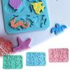 Silicone Mold Fish Turtles Dolphins Marine Life Silicone Mold Seahorses Starfish Shell Turn Sugar