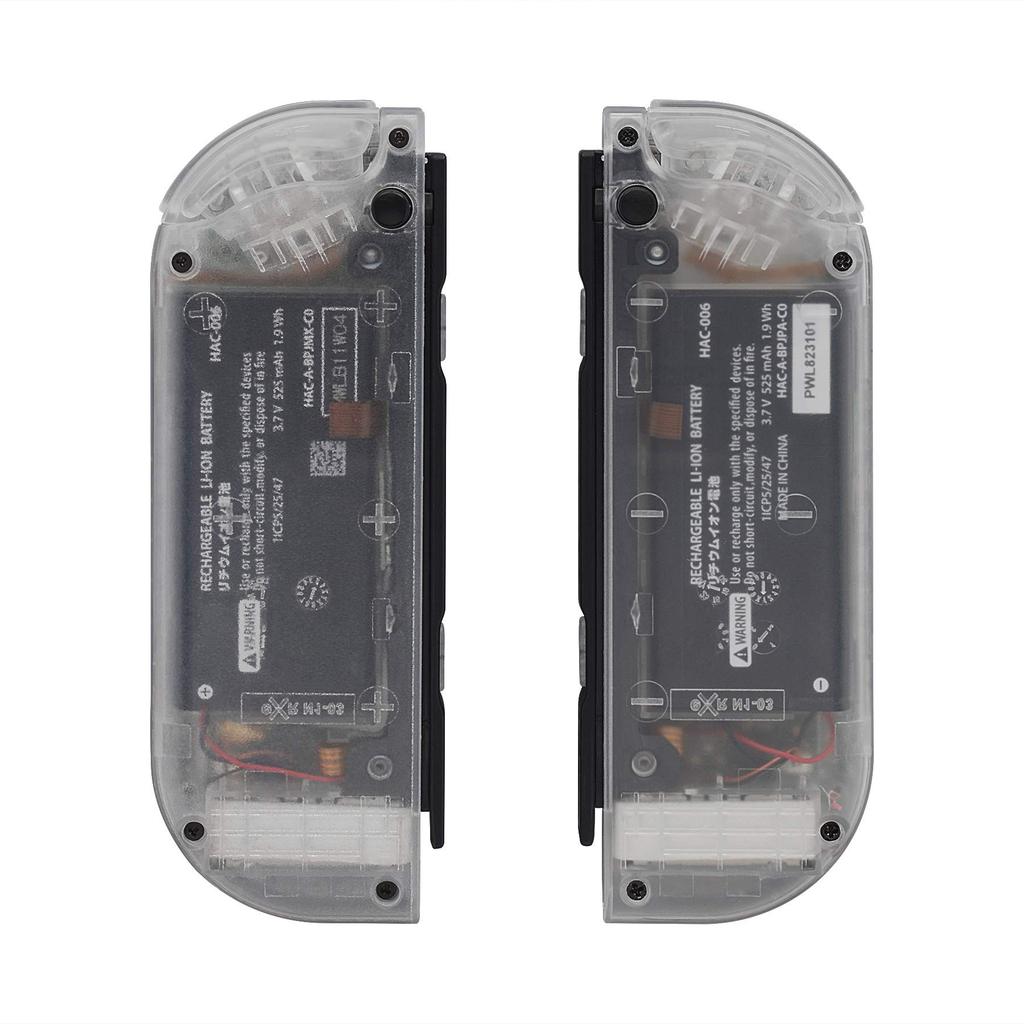 Корпус ручного контроллера eXtremeRate, совместимый с Switch, изготовлен из прозрачного материала и совместим с Switch OLED, поставляется с полным набором функций.