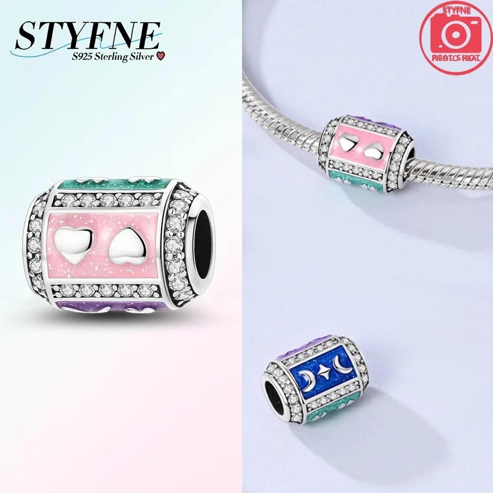 Elegant Colorful Wing Mask Leaves Feathers Pink Angel Original Beads Fit Bracelet Copper Women Diy Birthday Gift Accessory