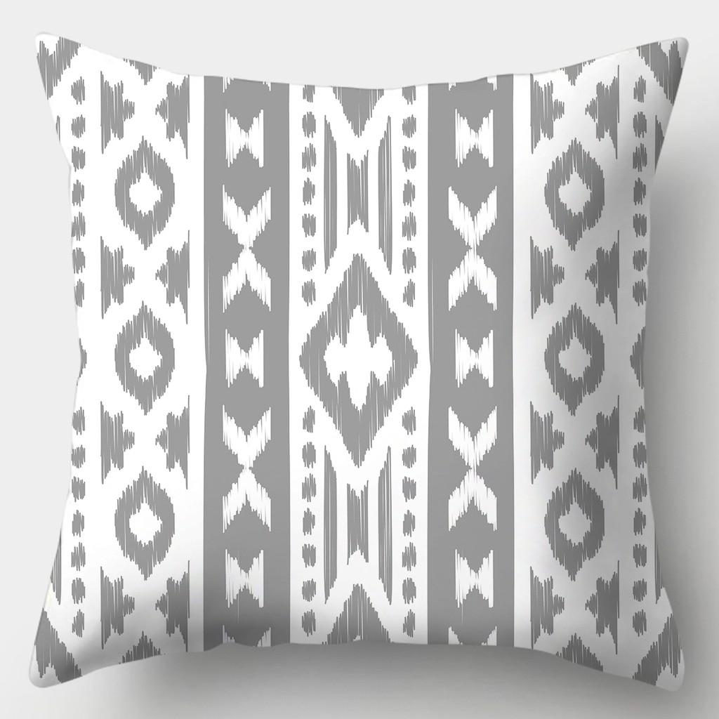 45смX45см Серая наволочка для дивана в полоску, клетчатая наволочка для подушки