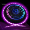 Kids Soft Flying Disc Toy Light-up Throwing Disc Game Outdoor Garden Lawn LED Flying Saucer Parent-child Family Game Boys Girls Gift