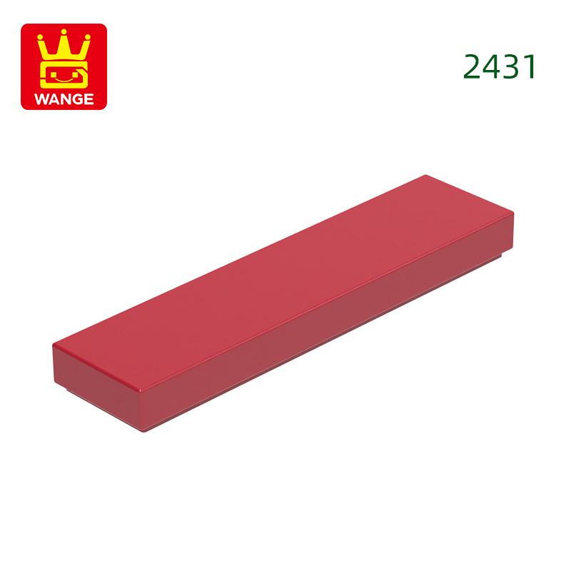 Нетоксичный 185 шт. 2431 1x4 Строительный блок Moc Крупные детали Совместимый с Кирпичиками Подходит для DIY Детские подарки Образовательные игрушки Коробка