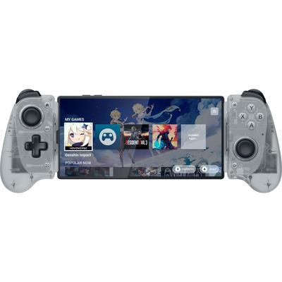 Razer Kishi V3 Phantom White Edition Мобильный игровой эргономичный смартфон Зарядка Razer Nexus Соединение Контроллер Совместим с iPhone/Android,