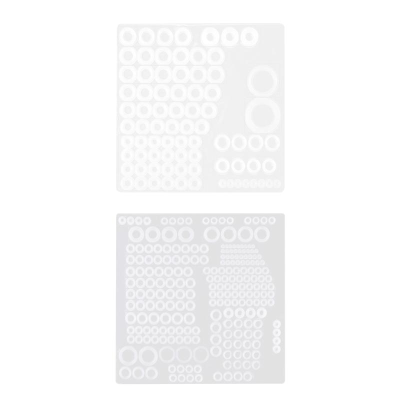 Food Grade Silicone Gasket Assortment Set Sealing O Rings Plumbing Sealing Washers Flat Gasket  for Shower Tube Washer