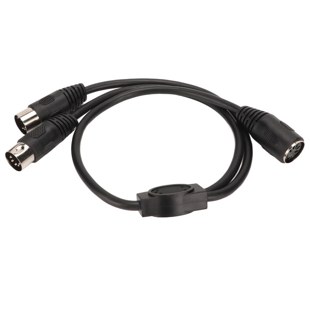 Flexible Sound Connecting Cable Plug and Play DIN 5 Pin Y Splitter Sound Equipment