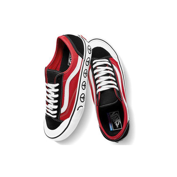 Vans Style 36 Decon Sf Low Top Skate Shoes Unisex Sneakers Black Red VN0A3MVL222