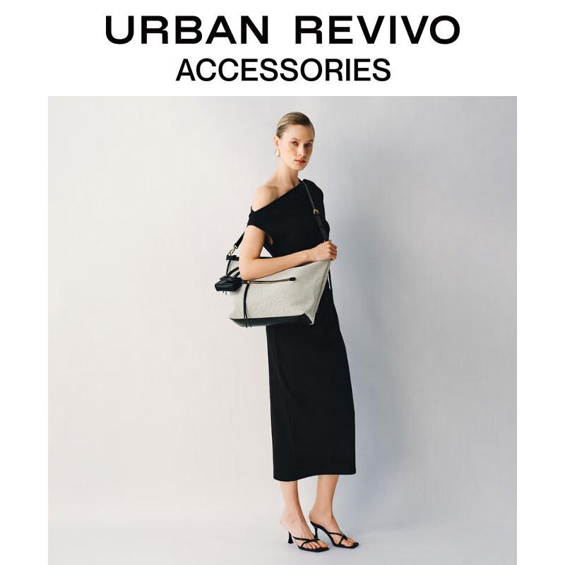URBAN REVIVO Плетеная сумка большого объема