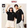 Унисекс футболка с коротким рукавом SPAO с вышивкой медведя