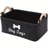 Dog Toy Felt Storage Box Home Storage Basket Snacks Sundries Dirty Clothes Storage Bag Storage Basket