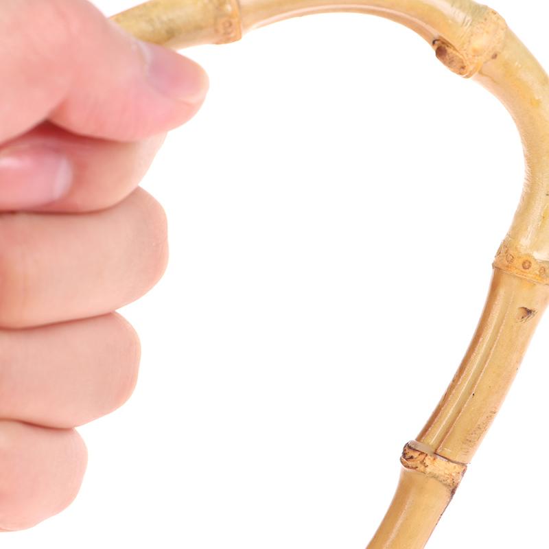 Vintage Bamboo Bag Wooden Handles Replacement Diy Accessories For Women Handbags