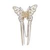 2025 New Super Immortal Hollow Butterfly Tassel Women's Grab Clip Half Tie Hair Fashion Girl Pearl Pendant Hair Card Shark Clip