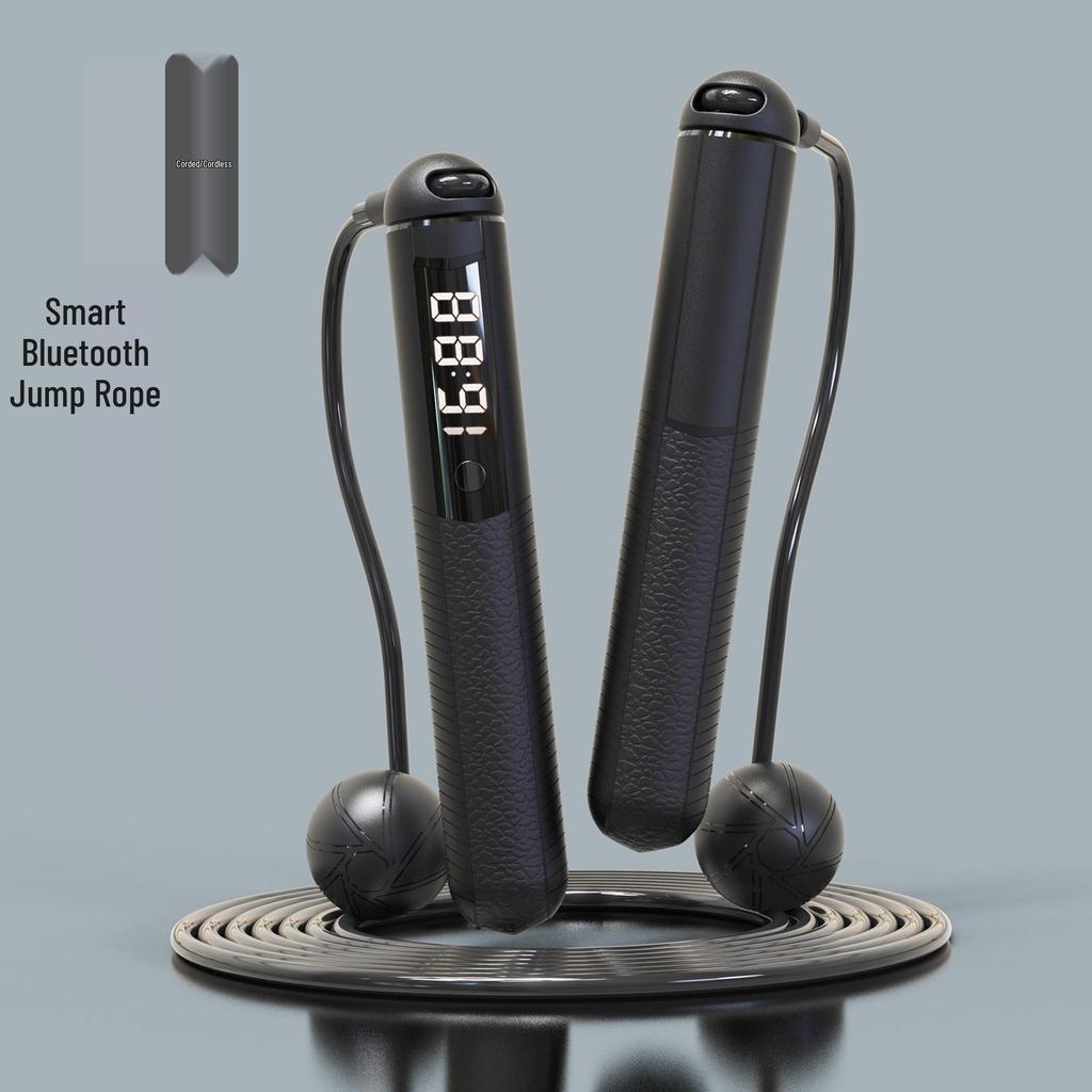 Умная Bluetooth-скакалка Moyue с аккумулятором, приложением и беспроводными стальными тросами