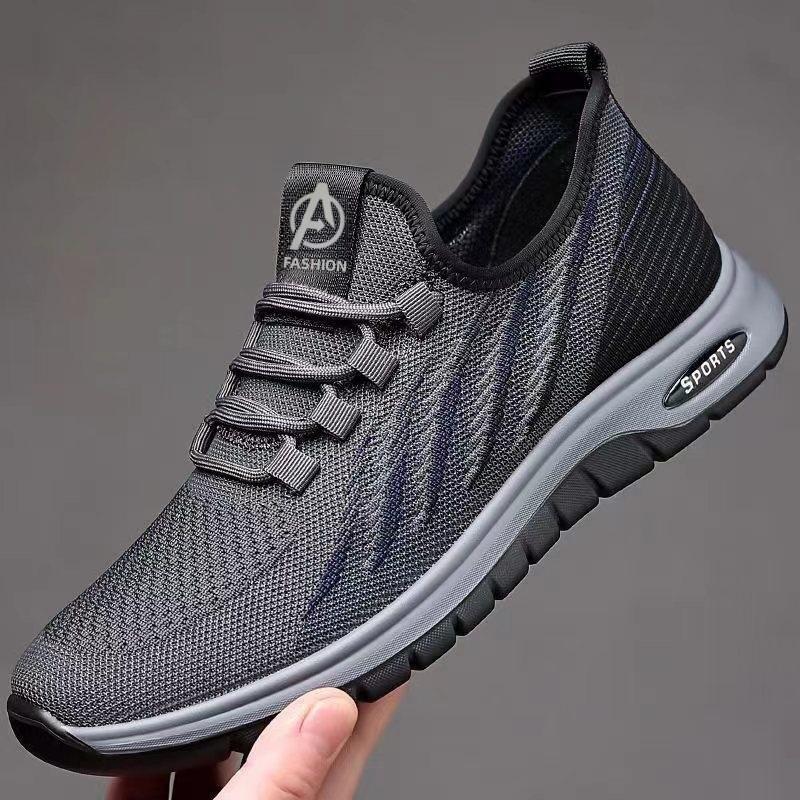 Мужские повседневные слипоны из дышащей сетки Flyknit