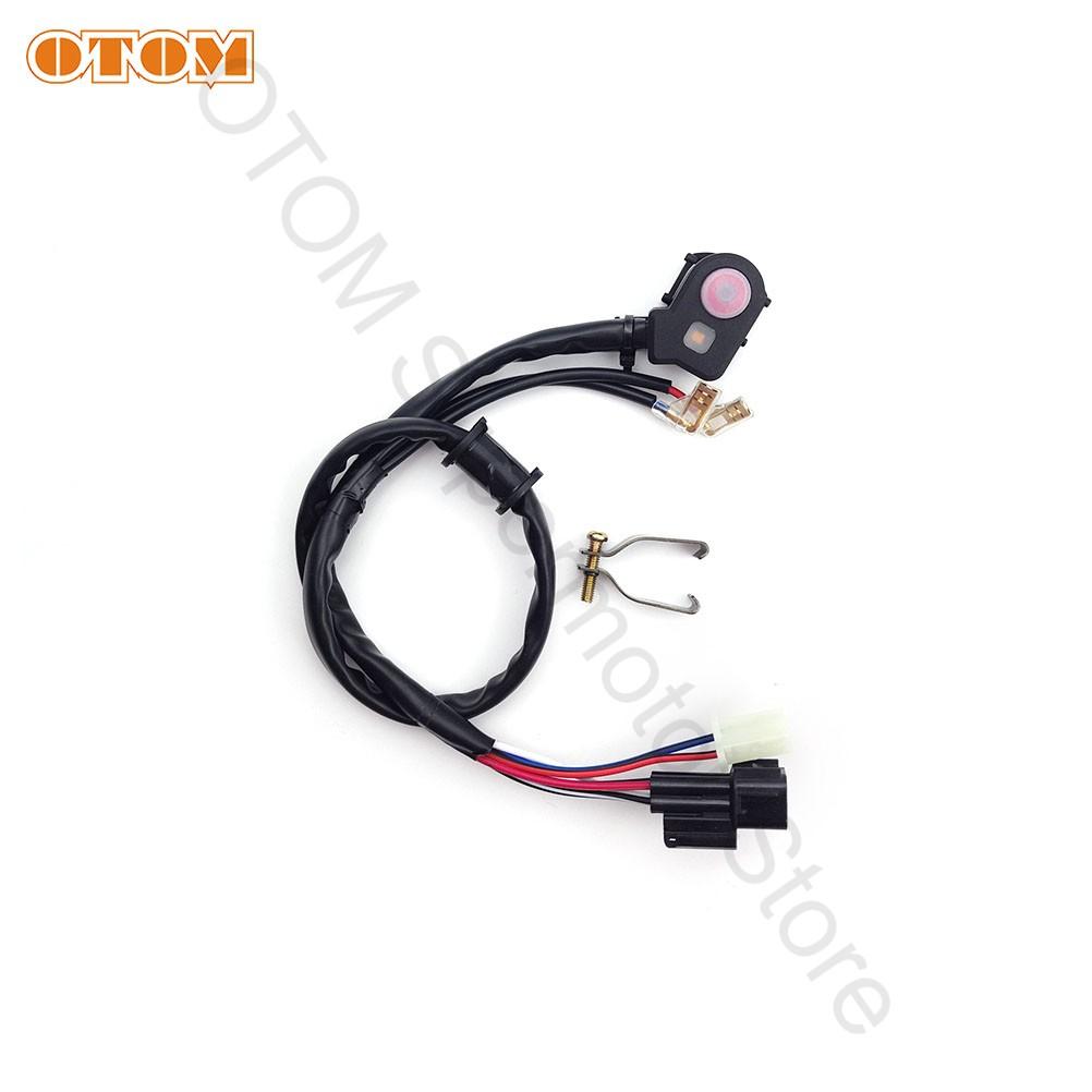 2009-2024 Motorcycle Kill Switch With Light Engine Stop Button Control Flameout ON/OFF For HONDA CRF250R CRF250F CRF450R CRF110F