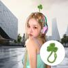 Handmade Leaf Sprout Bookmark Knitted Crochet Leaf Sprout  Headphone Accessories