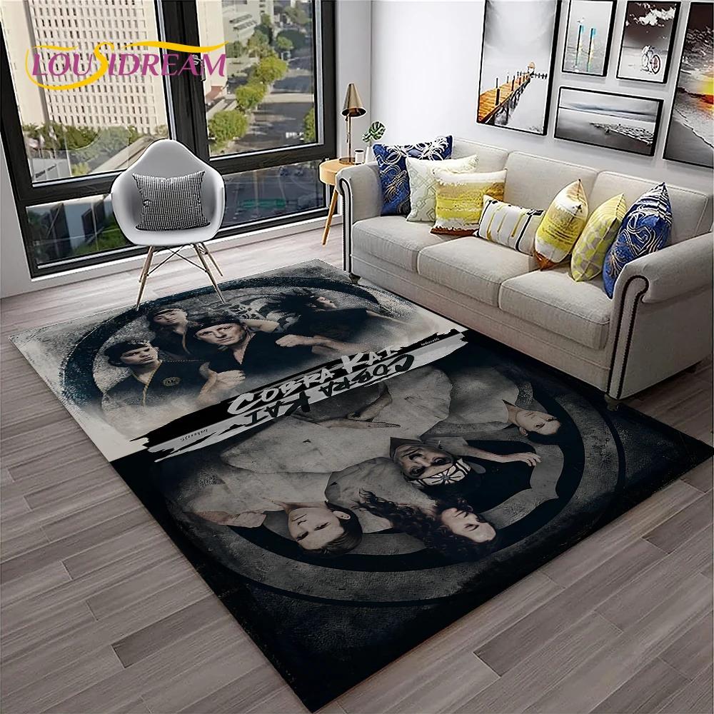 3D Cobra Kai Amanda TV Karate HD ковер для дома, гостиной, спальни, дивана, коврик для двери, декор, детский игровой коврик, нескользящий напольный коврик