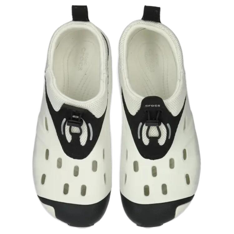 Crocs Quick Trail Fashion Comfortable Durable Low-Top Casual Shoes Unisex Shoes Black White 209350-1CN