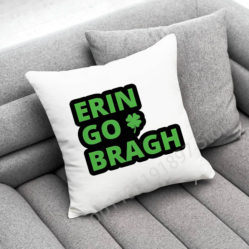 Чехол на подушку с флагом Ирландии, ирландской арфой, Erin Go Bragh Для подушек 50см 40см 55см 45*45см 30см Квадратный чехол на подушку для спальни